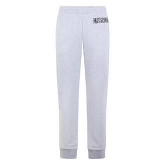Moschino Sports Trousers with Logo - female - Moschino - Sweatpants - Gray - L - Trousers