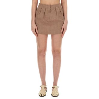 Alysi Dames, Rokken, Bruin, Maat: XS