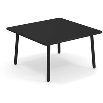 Emu Darwin Tavolo Basso 70X70 Nero Raggr.9011