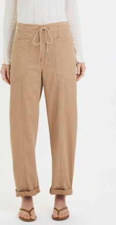 Daze Villa Drawstring Pants in Latte at Nordstrom, Size 26