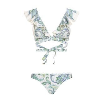 Zimmermann Bikinis, female, Green, Size: L Maxine Bikini