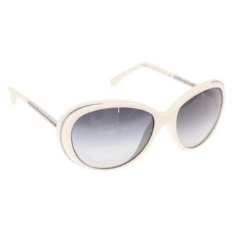 Chanel Pre-owned Accessories, female, White, Size: ONE SIZE Pre-owned Plastic Sunglasses