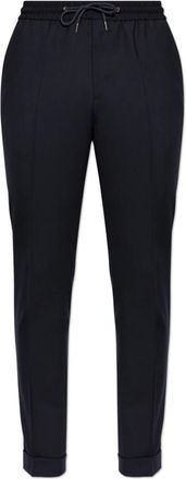 Paul Smith Broeken, Heren, Blauw, W34, Wol, A Suit To Travel In - Slim-Fit Drawstring-Waist Wool Pants