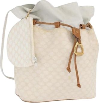Celine Pre-owned Plastic Bucket Bag - Dames - Vintage Tas - Wit - ONE Size - Vintage