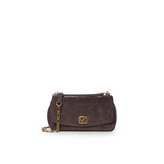 Michael Kors Bolso de hombro de ante - Bags - Mujer - Marr&oacute;n - ONE SIZE