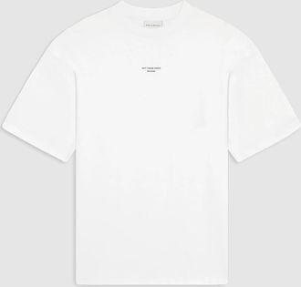 Dr&ocirc;le de Monsieur T-Shirt Classic Slogan Optic White
