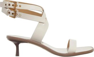 Michael Kors Heeled Sandals - Irene Kitten Sandal - creme - Heeled Sandals for ladies