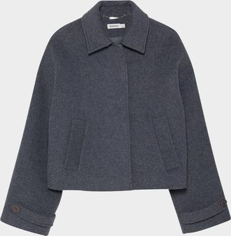SIMKHAI Colby Wool-Blend Jacket