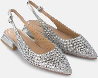 Alma En Pena Flat Shoe Details in Metallic Silver at Nordstrom, Size 39
