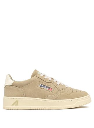 Autry Low-Top Sneakers in Suede and Leather Finish