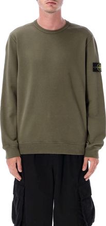 Stone Island Brushed Organic Cotton Sweatshirt