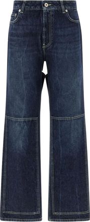 Jean Paul Gaultier The Cut-Out wide-leg jeans - Blue