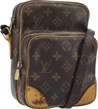 Louis Vuitton Pre-owned Vintage Monogram Schoudertas - Dames - Vintage Schoudertas - Bruin - ONE Size - Leer - Vintage