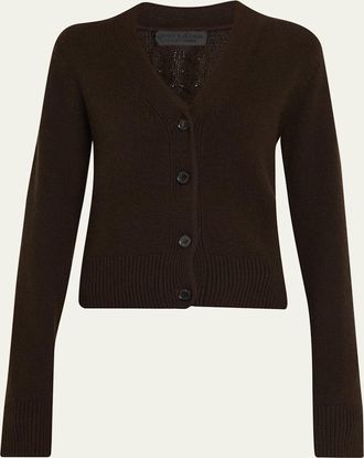 Nili Lotan Charmaine V-Neck Cashmere Cardigan