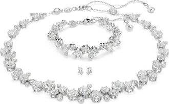 Swarovski Constella Crystal Necklace, Bracelet & Stud Earrings Set in Rhodium/Crystal at Nordstrom