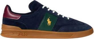 Polo Ralph Lauren Vintage Suede Heritage Aera Sneakers - Heren - Sneakers - Blauw - 38 EU - Su&egrave;de - Schoenen