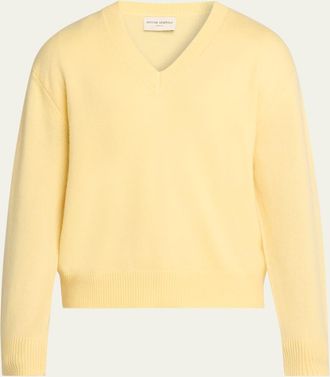 Officine G&eacute;n&eacute;rale Mens V-Neck Wool Sweater