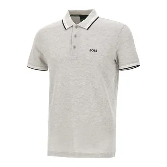 HUGO BOSS Hugo, Polo Shirts, male, Gray, Size: 2XL Paddy Polo Shirt