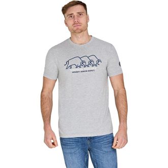 Raging Bull YFC Bull Herd High Build T-Shirt in Light Grey Marl at Nordstrom, Size X-Large Big