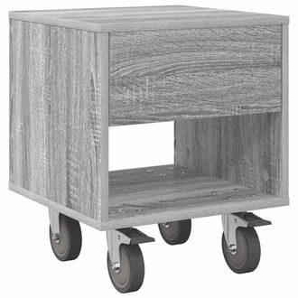 vidaXL Mesita De Noche Gris Sonoma 40,5 X 40 X 48 Cm Vidaxl