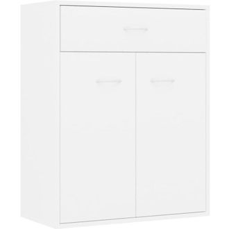 vidaXL Sideboard White 60x30x75 cm Engineered Wood Vidaxl