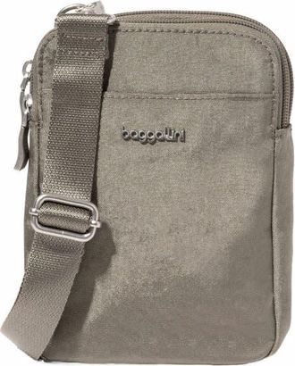 Baggallini Modern Take Two RFID Crossbody Bag in Sterling Shimmer at Nordstrom