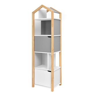 OEM Librer&iacute;a Bellamy Joey Gris Y Blanca
