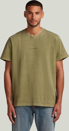 G-Star Overdyed Center Chest T-shirt - Groen - Heren
