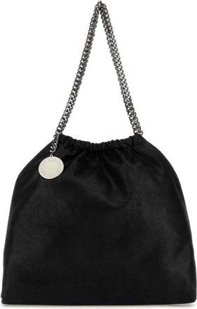 Stella McCartney Falabella Medium Drawstring - Dames - Schoudertassen - Zwart - ONE Size - Polyester - Tassen