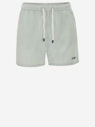 MC2 Saint Barth Nylon-Badeanzug mit Logo