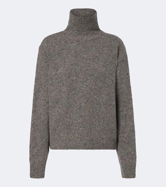 R&oacute;he R&oacute;he Jersey de cuello alto en mezcla de lana