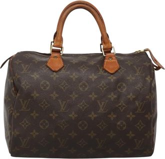 Louis Vuitton Speedy 30 Brown Canvas Handbag (Pre-Owned)