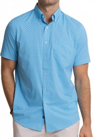 Southern Tide Mens Polo Shirt In Tropicalbreeze Blue