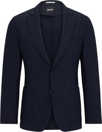 HUGO BOSS Mens Phanrywg233 Long Regular Fit Suit Jacket in Dark Blue 404 - Size 36 (Chest)