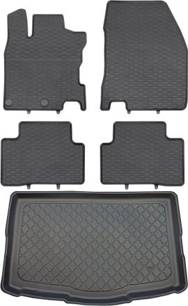 OEM Nissan Qashqai Ii J11 Suv De Febrero De 2014 A 2020. Juego De Alfombrillas De Goma Para Coche Y Alfombrilla Para Maletero