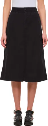 Carhartt Work in Progress Flared Cargo Skirt With Structured Silhouette And Logo Patch