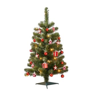 Black Box Trees &Aacute;rbol de navidad artificial con 26 ornamentos y LED Alt. 90