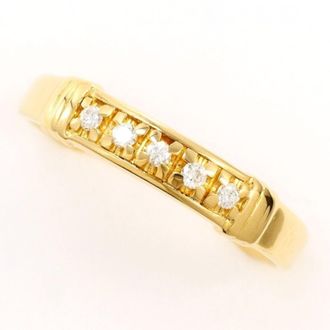 C&A Yellow Gold Yellow Gold (18K) Band Ring (Pre-Owned)