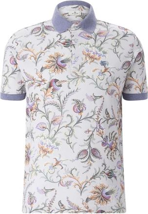 Etro Tops, Heren, Veelkleurig, 2Xl, Katoen, Floral Polo Shirt