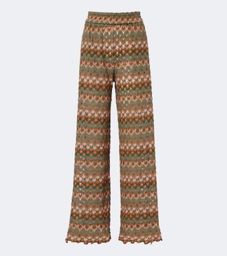 La DoubleJ Pantalones palazzo en mezcla de algod&oacute;n
