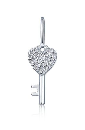 Lafonn Key to Forever Pendant Charm in Silver at Nordstrom