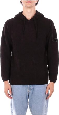 C.P. Company C.p. Company, Hoodies & sweatvesten, Heren, Bruin, L, CP Company Truien