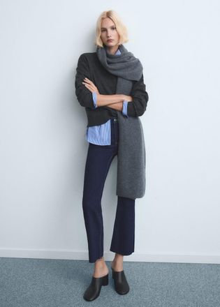 Mango Jeans Sienna flare crop blu - Donna - 36 - MANGO