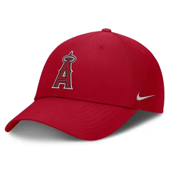 Nike Los Angeles Angels Club Nike Mens Dri-FIT MLB Adjustable Hat in Red | NB026DLANG-T0X