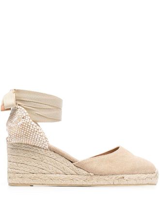 Castaner Carina wedged espadrilles - Neutrals