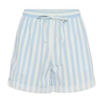 Saint Tropez Zalinda Shorts - Dames - Korte broeken - Blauw - Maat: M Katoen
