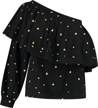 Rough Studios Dulce Top - Dames - Blouses - Zwart - L - Katoen - Overhemden