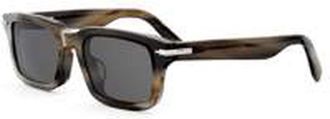 Dior DIORBLACKSUIT S16F Smoke Square Mens Sunglasses DM40169F 62A 53