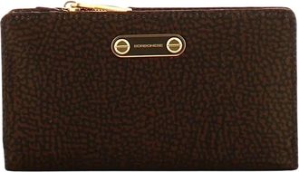 Borbonese Portafoglio Medium - Dames - Portefeuilles - Bruin - ONE Size - Accessoires