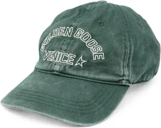 Golden Goose Hat Washed Cotton Twill Journey Baseball